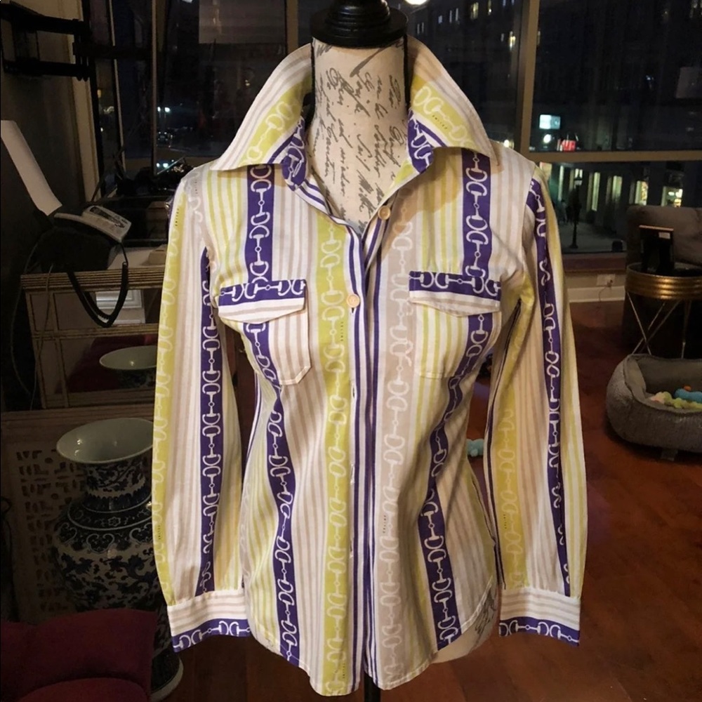 Vintage Céline Hermès Cotton button down